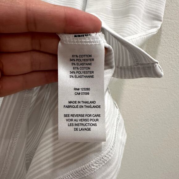 Travis Mathew Lot of 2 Mens Small White Short Sleeve Golf Polo Shirt Performance - Picture 8 of 8